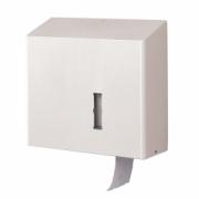 1126-Toilet roll holder for 1 MAXI roll, white stainless steel